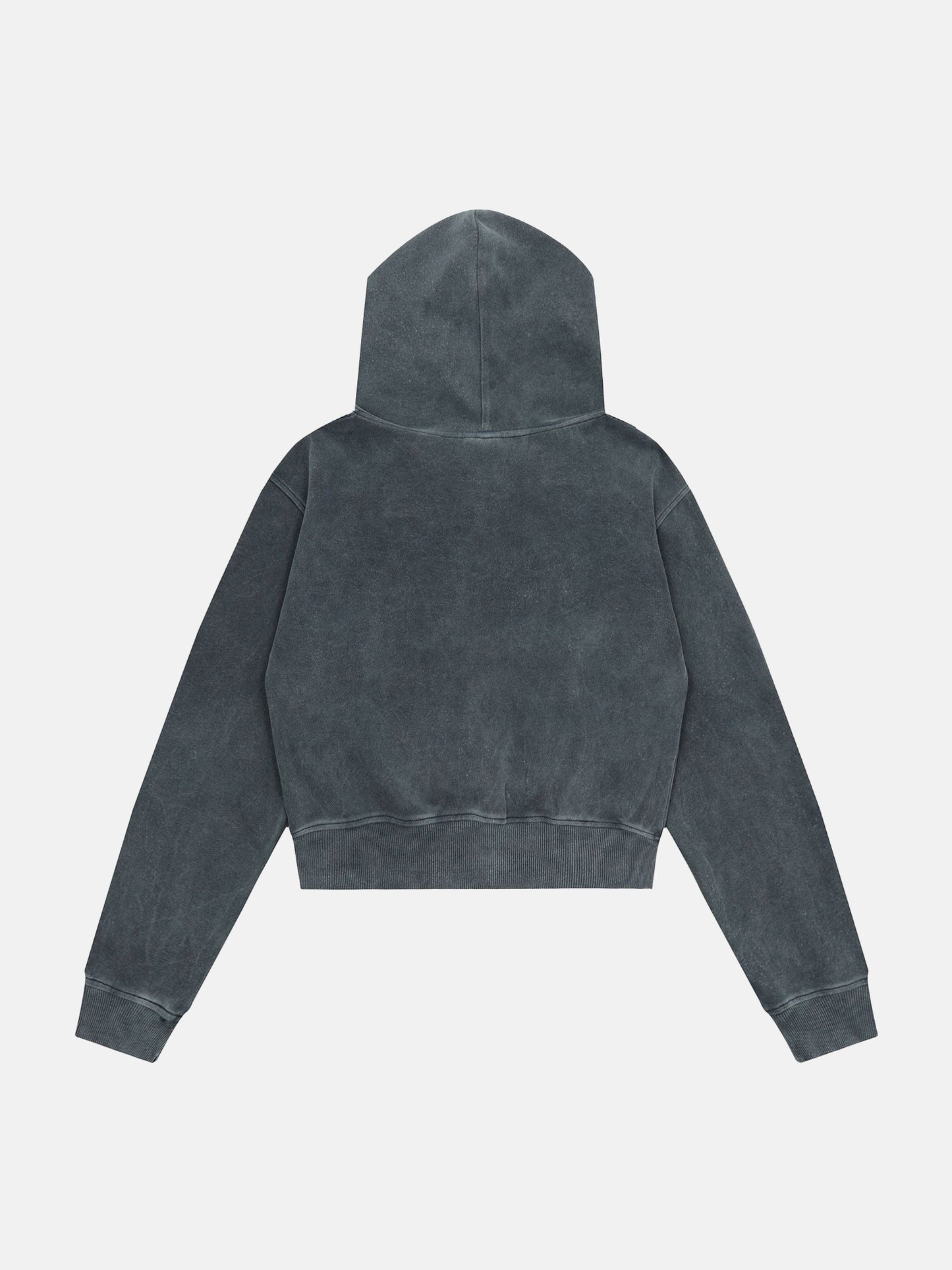 Verwaschener Gothic-Hoodie