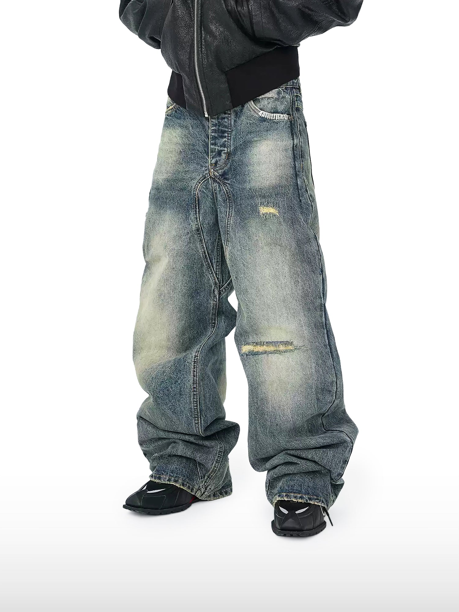 Versleten Rebel-jeans