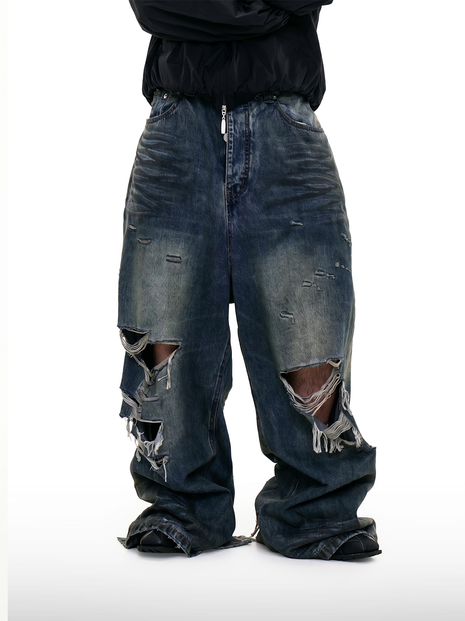 Wrecked Wide Jeans