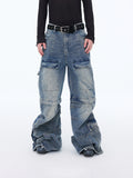 Abzippbare Cargojeans