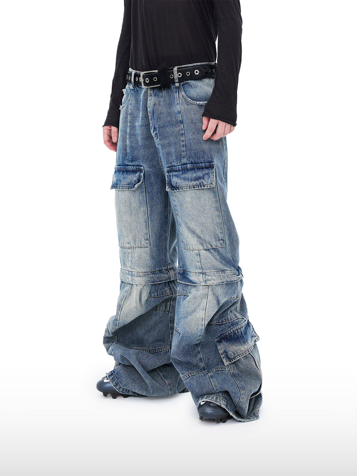 Abzippbare Cargojeans