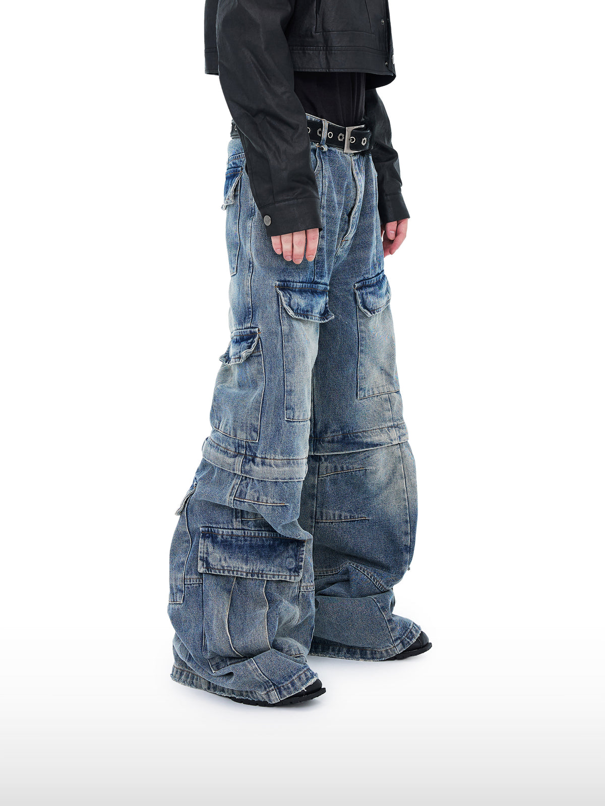 Abzippbare Cargojeans