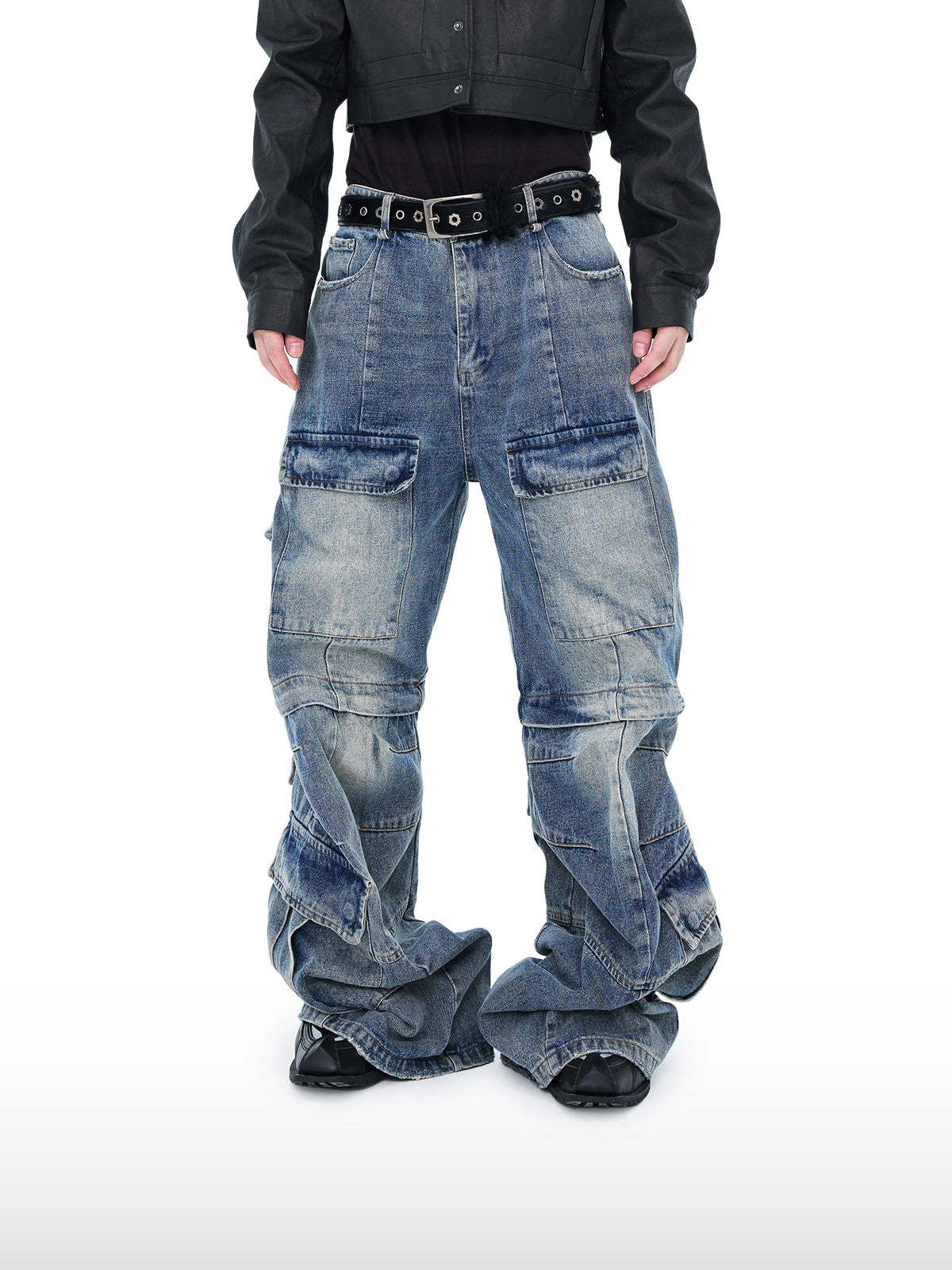 Abzippbare Cargojeans
