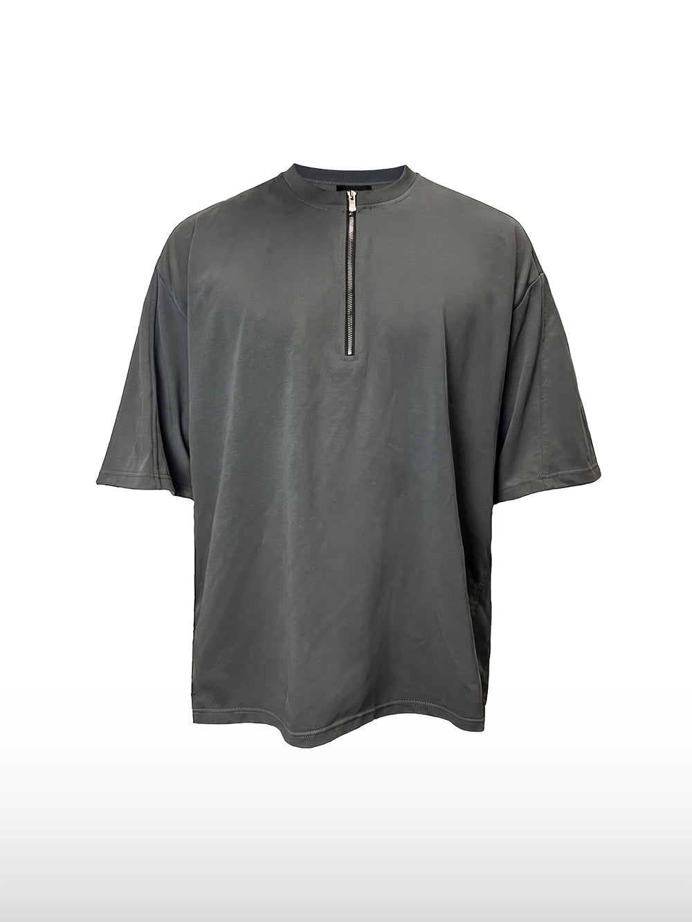 Reißverschluss-T-Shirt